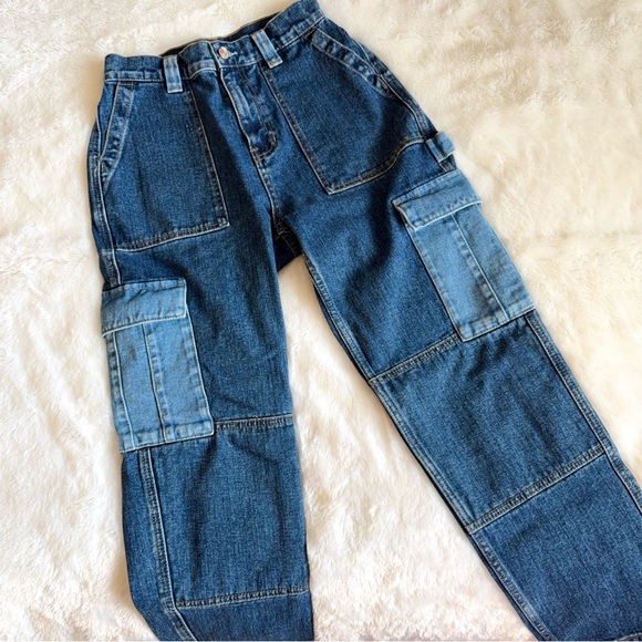 pacsun cargo denim jeans - Picture 2 of 4